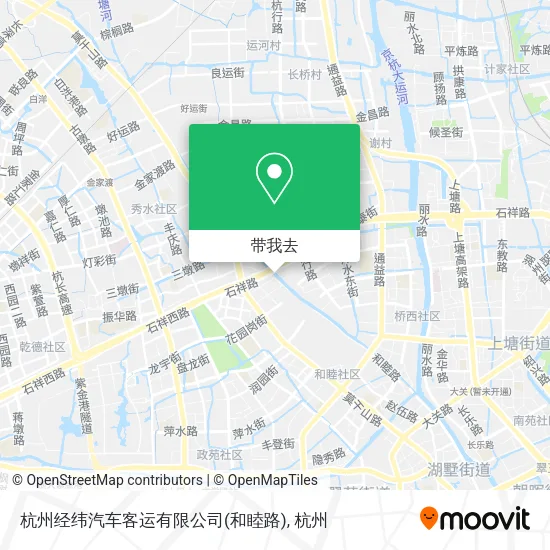 杭州经纬汽车客运有限公司(和睦路)地图