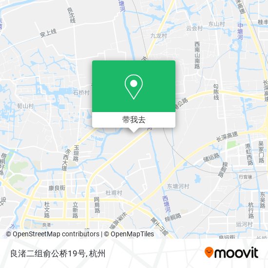 良渚二组俞公桥19号地图