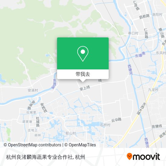 杭州良渚麟海蔬果专业合作社地图