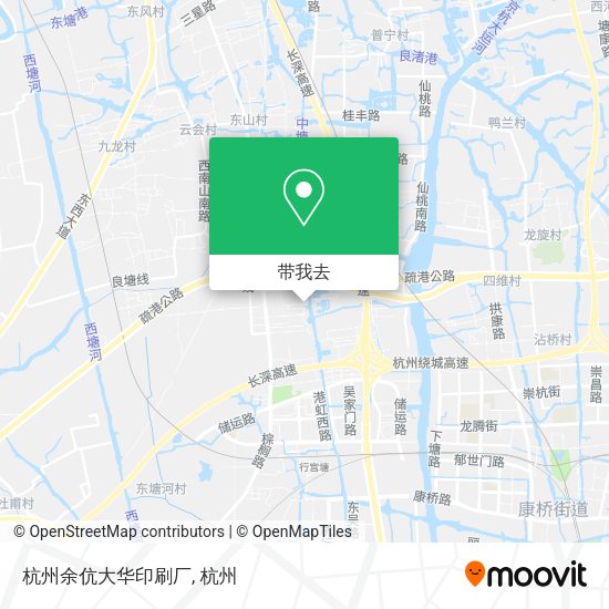 杭州余伉大华印刷厂地图