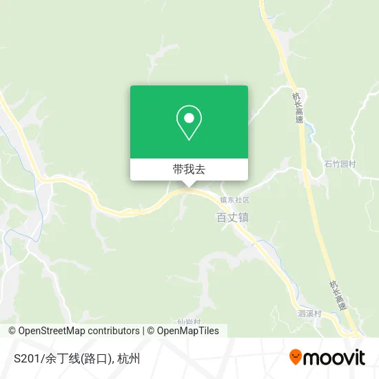 S201/余丁线(路口)地图