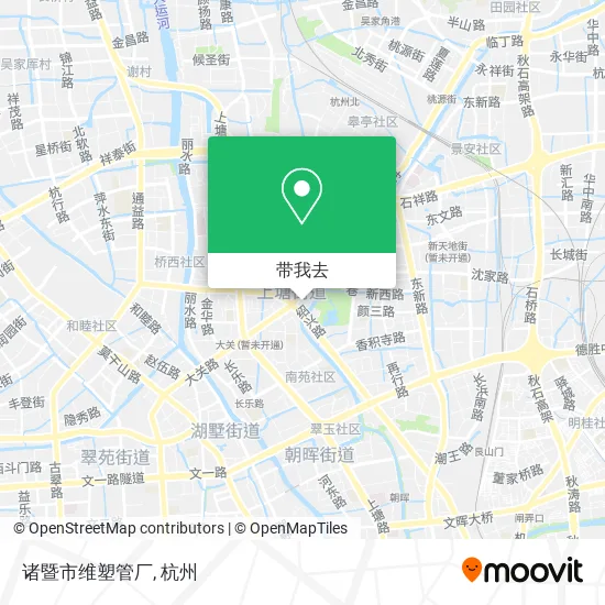 诸暨市维塑管厂地图