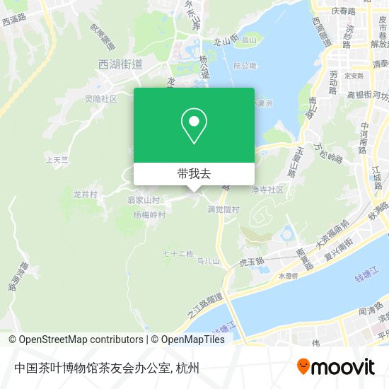 中国茶叶博物馆茶友会办公室地图