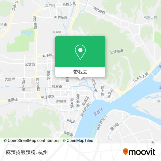 麻辣烫酸辣粉地图