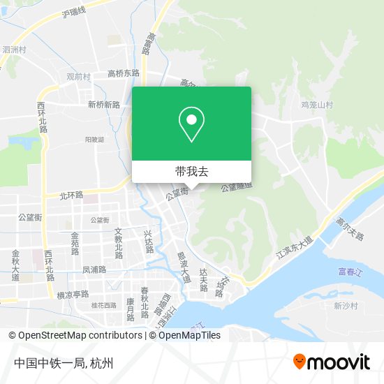 中国中铁一局地图