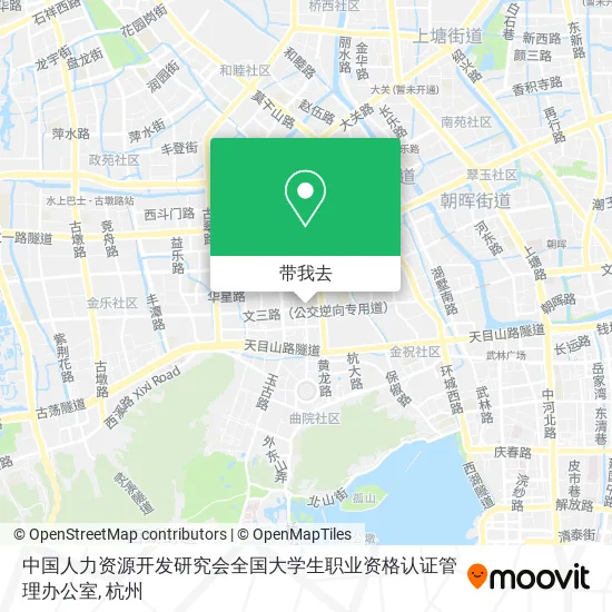 中国人力资源开发研究会全国大学生职业资格认证管理办公室地图