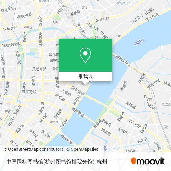 中国围棋图书馆(杭州图书馆棋院分馆)地图