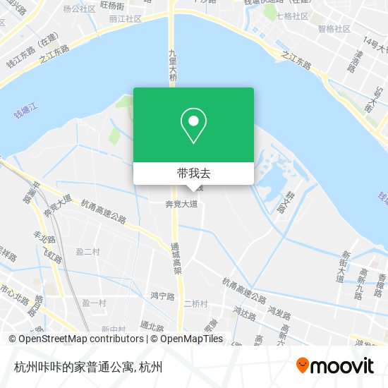 杭州咔咔的家普通公寓地图