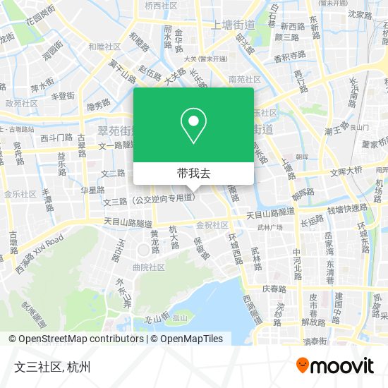 文三社区地图
