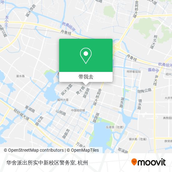 华舍派出所实中新校区警务室地图