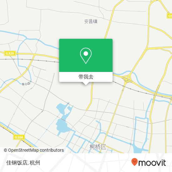 佳钢饭店地图