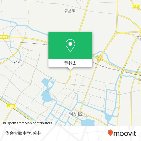 华舍实验中学地图