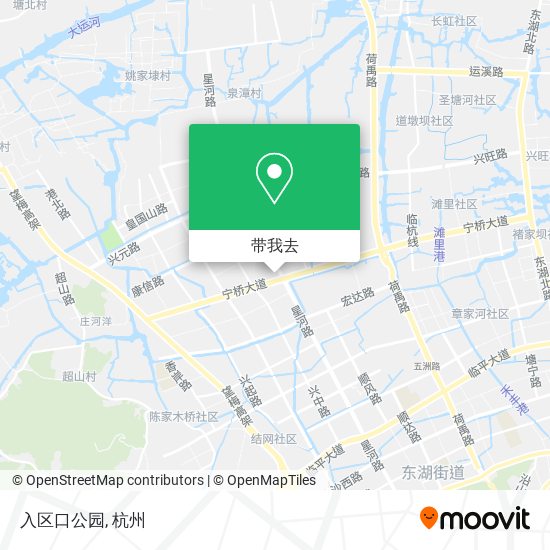 入区口公园地图