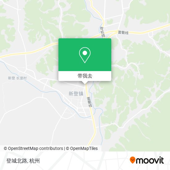 登城北路地图