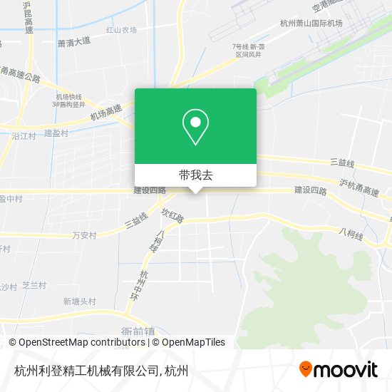 杭州利登精工机械有限公司地图