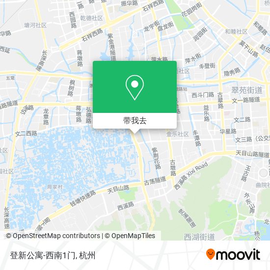 登新公寓-西南1门地图