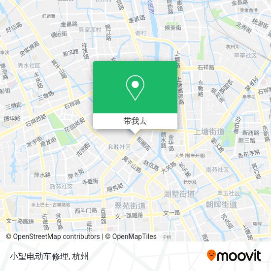 小望电动车修理地图