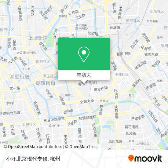 小汪北京现代专修地图