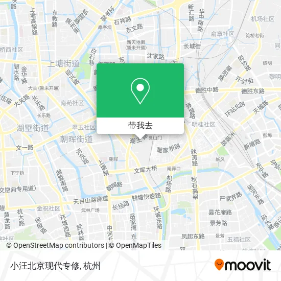 小汪北京现代专修地图