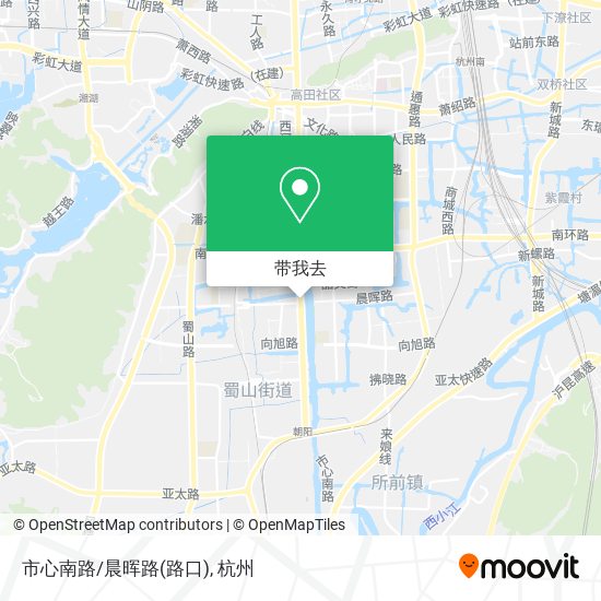市心南路/晨晖路(路口)地图