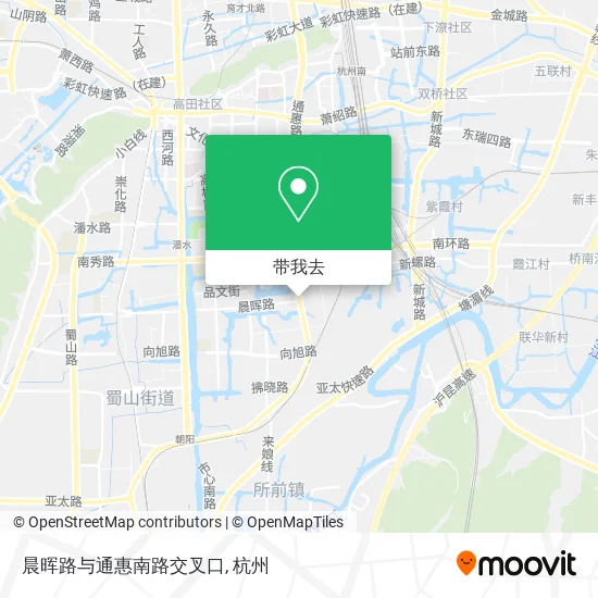 晨晖路与通惠南路交叉口地图