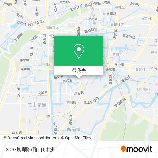S03/晨晖路(路口)地图