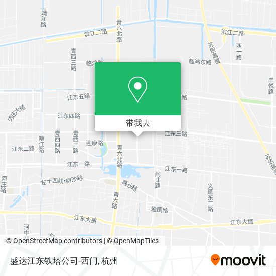 盛达江东铁塔公司-西门地图