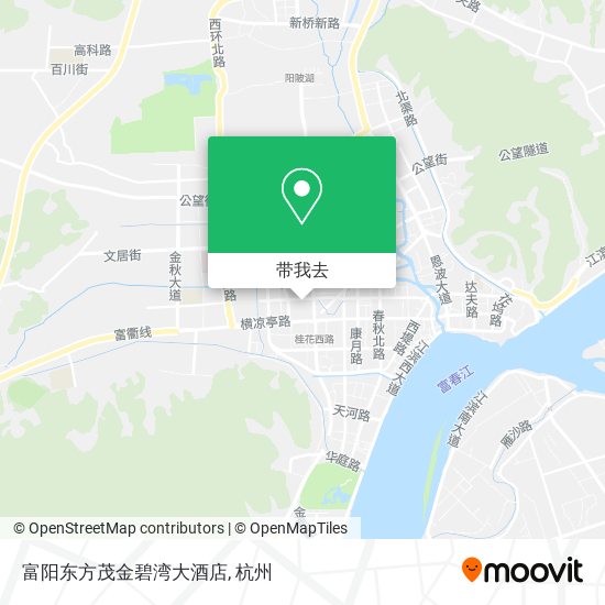 富阳东方茂金碧湾大酒店地图