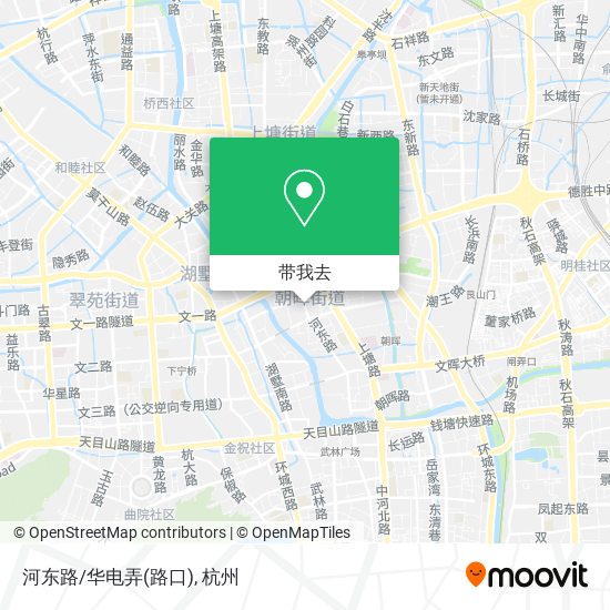 河东路/华电弄(路口)地图