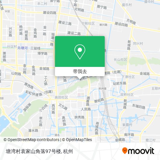 塘湾村袁家山角落97号楼地图