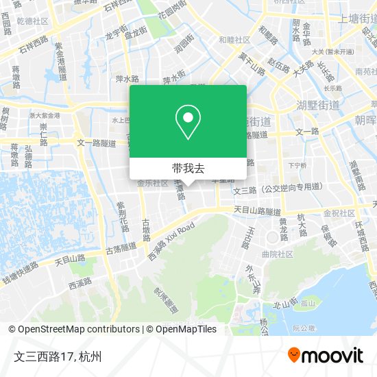 文三西路17地图