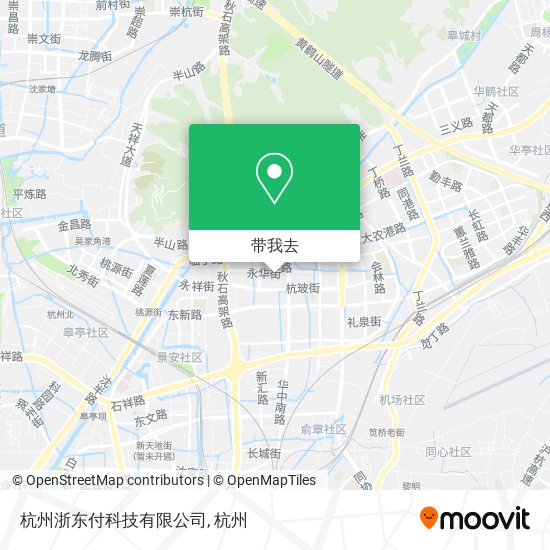 杭州浙东付科技有限公司地图