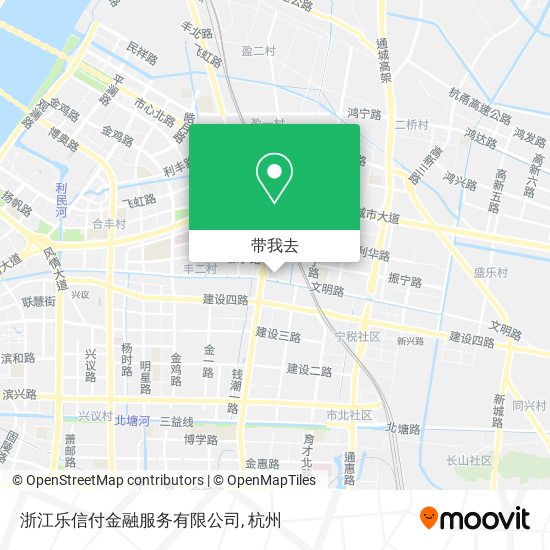 浙江乐信付金融服务有限公司地图