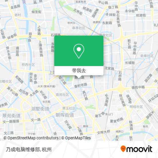 乃成电脑维修部地图