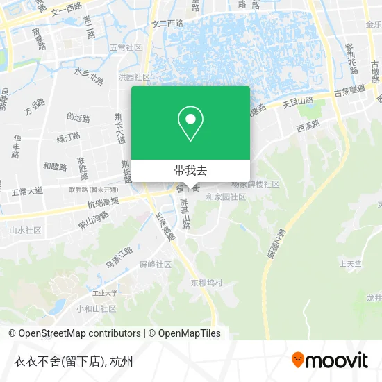 衣衣不舍(留下店)地图