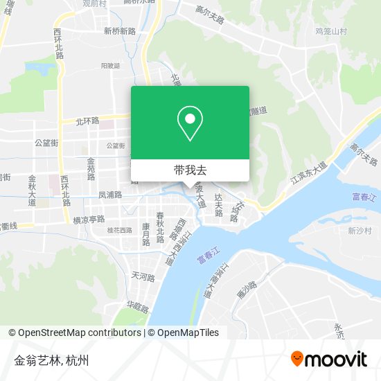 金翁艺林地图