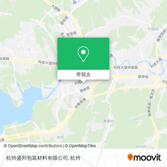 杭州盛邦包装材料有限公司地图