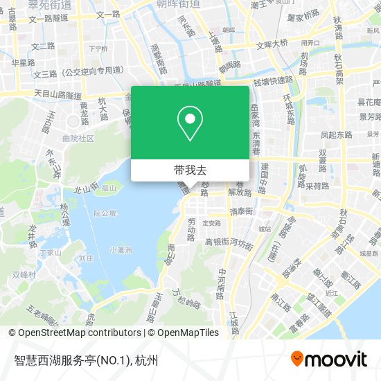 智慧西湖服务亭(NO.1)地图