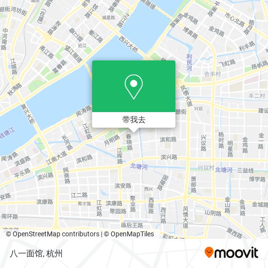 八一面馆地图