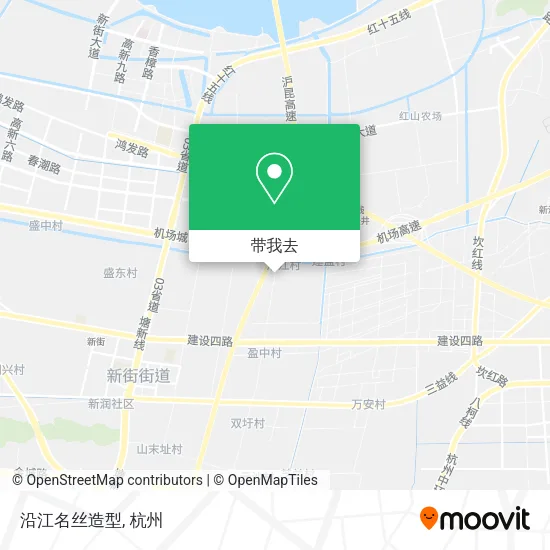 沿江名丝造型地图