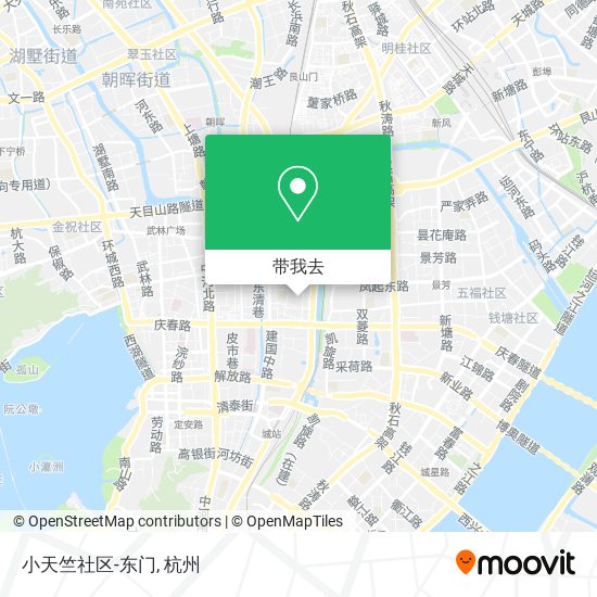 小天竺社区-东门地图