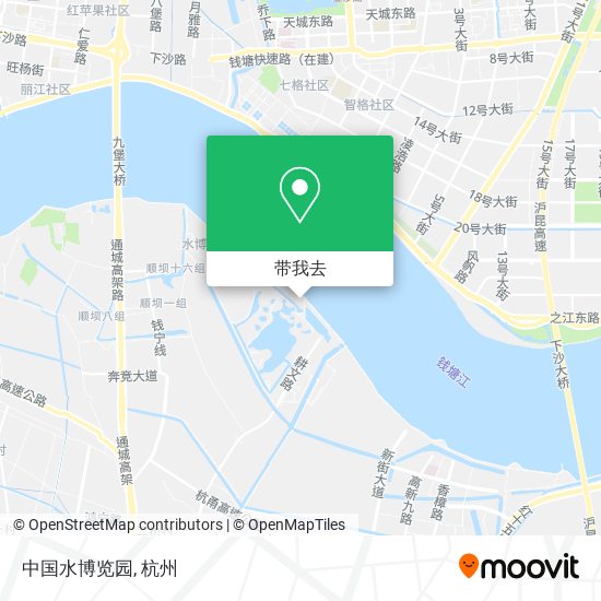 中国水博览园地图