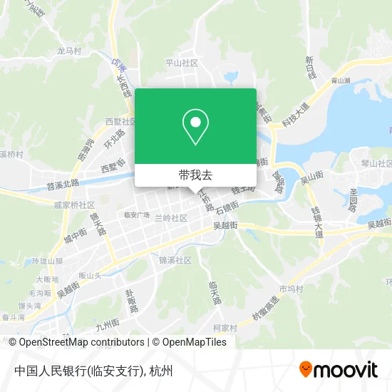 中国人民银行(临安支行)地图