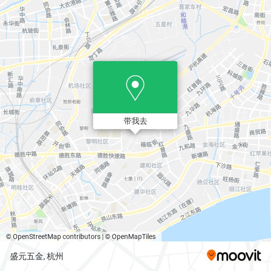 盛元五金地图