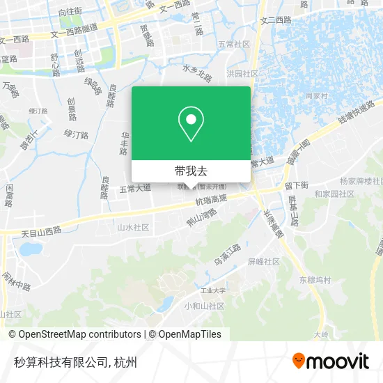 秒算科技有限公司地图