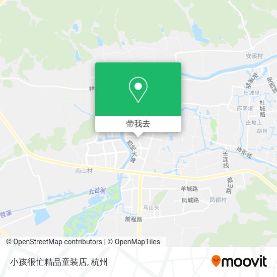 小孩很忙精品童装店地图