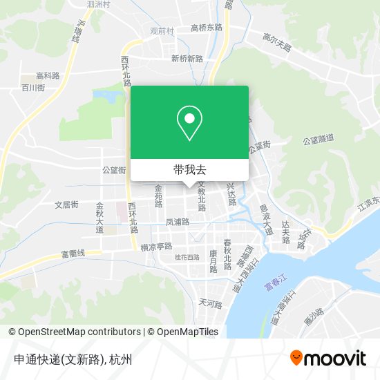 申通快递(文新路)地图