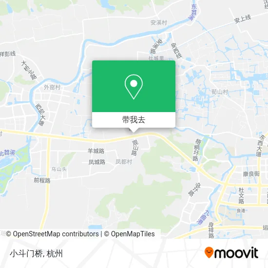 小斗门桥地图