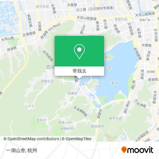 一湖山舍地图