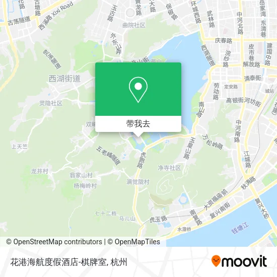 花港海航度假酒店-棋牌室地图